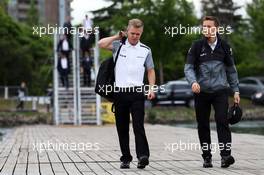 Kevin Magnussen (DEN) McLaren with Antti Vierula (FIN) Personal Trainer. 06.06.2014. Formula 1 World Championship, Rd 7, Canadian Grand Prix, Montreal, Canada, Practice Day.