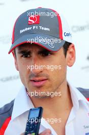 Adrian Sutil (GER) Sauber. 06.06.2014. Formula 1 World Championship, Rd 7, Canadian Grand Prix, Montreal, Canada, Practice Day.