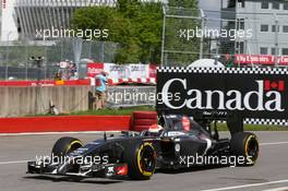 Adrian Sutil (GER) Sauber C33. 06.06.2014. Formula 1 World Championship, Rd 7, Canadian Grand Prix, Montreal, Canada, Practice Day.