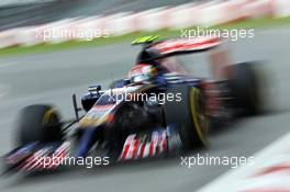 Daniil Kvyat (RUS) Scuderia Toro Rosso STR9. 06.06.2014. Formula 1 World Championship, Rd 7, Canadian Grand Prix, Montreal, Canada, Practice Day.