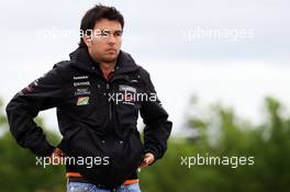 Sergio Perez (MEX) Sahara Force India F1. 06.06.2014. Formula 1 World Championship, Rd 7, Canadian Grand Prix, Montreal, Canada, Practice Day.