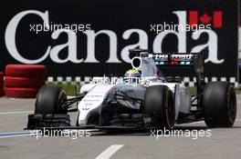 Felipe Massa (BRA) Williams FW36. 06.06.2014. Formula 1 World Championship, Rd 7, Canadian Grand Prix, Montreal, Canada, Practice Day.