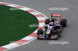 Daniil Kvyat (RUS) Scuderia Toro Rosso STR9. 06.06.2014. Formula 1 World Championship, Rd 7, Canadian Grand Prix, Montreal, Canada, Practice Day.