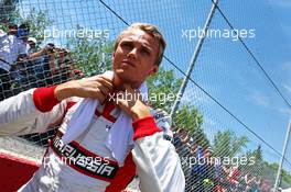 Max Chilton (GBR) Marussia F1 Team on the grid. 08.06.2014. Formula 1 World Championship, Rd 7, Canadian Grand Prix, Montreal, Canada, Race Day.