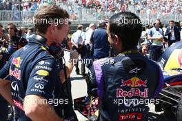 Christian Horner (GBR) Red Bull Racing Team Principal on the grid. 08.06.2014. Formula 1 World Championship, Rd 7, Canadian Grand Prix, Montreal, Canada, Race Day.