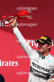2nd place Nico Rosberg (GER) Mercedes AMG F1 W05. 08.06.2014. Formula 1 World Championship, Rd 7, Canadian Grand Prix, Montreal, Canada, Race Day.