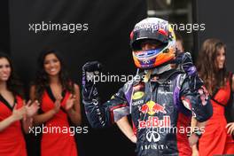 Race winner Daniel Ricciardo (AUS) Red Bull Racing celebrates in parc ferme. 08.06.2014. Formula 1 World Championship, Rd 7, Canadian Grand Prix, Montreal, Canada, Race Day.