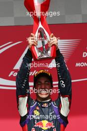 1st place Daniel Ricciardo (AUS) Red Bull Racing  08.06.2014. Formula 1 World Championship, Rd 7, Canadian Grand Prix, Montreal, Canada, Race Day.