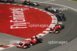 Fernando Alonso (ESP) Ferrari F14-T. 08.06.2014. Formula 1 World Championship, Rd 7, Canadian Grand Prix, Montreal, Canada, Race Day.
