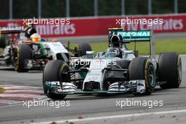 Nico Rosberg (GER), Mercedes AMG F1 Team  08.06.2014. Formula 1 World Championship, Rd 7, Canadian Grand Prix, Montreal, Canada, Race Day.