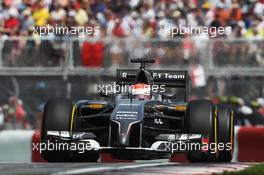 Adrian Sutil (GER) Sauber C33. 08.06.2014. Formula 1 World Championship, Rd 7, Canadian Grand Prix, Montreal, Canada, Race Day.