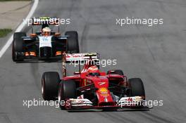 Kimi Raikkonen (FIN) Ferrari F14-T. 08.06.2014. Formula 1 World Championship, Rd 7, Canadian Grand Prix, Montreal, Canada, Race Day.