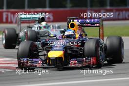 Sebastian Vettel (GER), Red Bull Racing  08.06.2014. Formula 1 World Championship, Rd 7, Canadian Grand Prix, Montreal, Canada, Race Day.