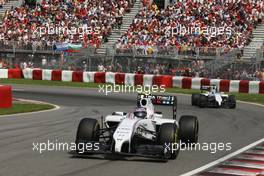 Valtteri Bottas (FIN) Williams FW36. 08.06.2014. Formula 1 World Championship, Rd 7, Canadian Grand Prix, Montreal, Canada, Race Day.