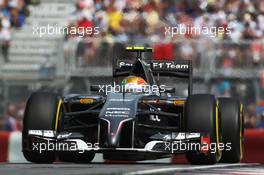 Esteban Gutierrez (MEX) Sauber C33. 08.06.2014. Formula 1 World Championship, Rd 7, Canadian Grand Prix, Montreal, Canada, Race Day.