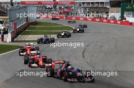 Jean-Eric Vergne (FRA) Scuderia Toro Rosso STR9. 08.06.2014. Formula 1 World Championship, Rd 7, Canadian Grand Prix, Montreal, Canada, Race Day.
