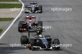 Esteban Gutierrez (MEX) Sauber C33. 08.06.2014. Formula 1 World Championship, Rd 7, Canadian Grand Prix, Montreal, Canada, Race Day.