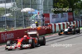 Kimi Raikkonen (FIN) Ferrari F14-T. 08.06.2014. Formula 1 World Championship, Rd 7, Canadian Grand Prix, Montreal, Canada, Race Day.