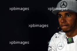 Lewis Hamilton (GBR) Mercedes AMG F1 in the FIA Press Conference. 07.06.2014. Formula 1 World Championship, Rd 7, Canadian Grand Prix, Montreal, Canada, Qualifying Day.