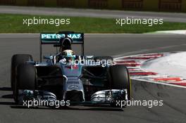 Lewis Hamilton (GBR) Mercedes AMG F1 W05. 07.06.2014. Formula 1 World Championship, Rd 7, Canadian Grand Prix, Montreal, Canada, Qualifying Day.