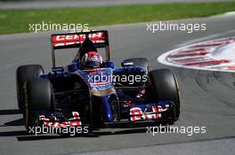 Daniil Kvyat (RUS) Scuderia Toro Rosso STR9. 07.06.2014. Formula 1 World Championship, Rd 7, Canadian Grand Prix, Montreal, Canada, Qualifying Day.