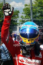 Fernando Alonso (ESP) Ferrari. 07.06.2014. Formula 1 World Championship, Rd 7, Canadian Grand Prix, Montreal, Canada, Qualifying Day.