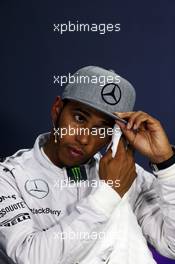 Lewis Hamilton (GBR) Mercedes AMG F1 in the FIA Press Conference. 07.06.2014. Formula 1 World Championship, Rd 7, Canadian Grand Prix, Montreal, Canada, Qualifying Day.