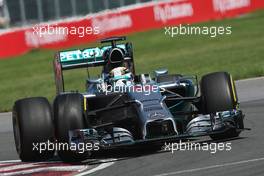 Lewis Hamilton (GBR) Mercedes AMG F1 W05. 07.06.2014. Formula 1 World Championship, Rd 7, Canadian Grand Prix, Montreal, Canada, Qualifying Day.