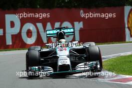 Lewis Hamilton (GBR) Mercedes AMG F1 W05. 07.06.2014. Formula 1 World Championship, Rd 7, Canadian Grand Prix, Montreal, Canada, Qualifying Day.