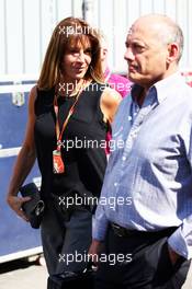 Ron Dennis (GBR) McLaren Executive Chairman with his girlfriend Carol Weatherall. 07.06.2014. Formula 1 World Championship, Rd 7, Canadian Grand Prix, Montreal, Canada, Qualifying Day.