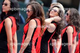 Grid girls 08.06.2014. Formula 1 World Championship, Rd 7, Canadian Grand Prix, Montreal, Canada, Race Day.