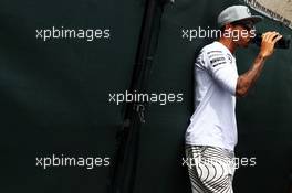 Lewis Hamilton (GBR) Mercedes AMG F1 on the drivers parade. 08.06.2014. Formula 1 World Championship, Rd 7, Canadian Grand Prix, Montreal, Canada, Race Day.