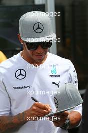 Lewis Hamilton (GBR) Mercedes AMG F1. 08.06.2014. Formula 1 World Championship, Rd 7, Canadian Grand Prix, Montreal, Canada, Race Day.
