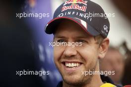 Sebastian Vettel (GER) Red Bull Racing. 05.06.2014. Formula 1 World Championship, Rd 7, Canadian Grand Prix, Montreal, Canada, Preparation Day.