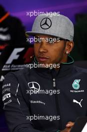 Lewis Hamilton (GBR) Mercedes AMG F1 in the FIA Press Conference. 05.06.2014. Formula 1 World Championship, Rd 7, Canadian Grand Prix, Montreal, Canada, Preparation Day.