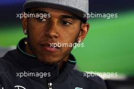 Lewis Hamilton (GBR) Mercedes AMG F1 in the FIA Press Conference. 05.06.2014. Formula 1 World Championship, Rd 7, Canadian Grand Prix, Montreal, Canada, Preparation Day.