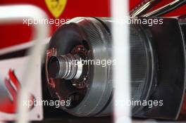 Ferrari F14-T wheel hub detail. 18.04.2014. Formula 1 World Championship, Rd 4, Chinese Grand Prix, Shanghai, China, Practice Day.