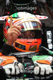 Sergio Perez (MEX), Sahara Force India  18.04.2014. Formula 1 World Championship, Rd 4, Chinese Grand Prix, Shanghai, China, Practice Day.