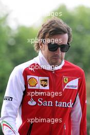 Fernando Alonso (ESP) Ferrari. 18.04.2014. Formula 1 World Championship, Rd 4, Chinese Grand Prix, Shanghai, China, Practice Day.