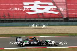 Sergio Perez (MEX) Sahara Force India F1 VJM07. 18.04.2014. Formula 1 World Championship, Rd 4, Chinese Grand Prix, Shanghai, China, Practice Day.
