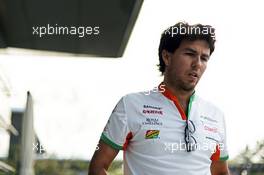 Sergio Perez (MEX) Sahara Force India F1. 18.04.2014. Formula 1 World Championship, Rd 4, Chinese Grand Prix, Shanghai, China, Practice Day.
