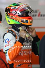 Sergio Perez (MEX), Sahara Force India  18.04.2014. Formula 1 World Championship, Rd 4, Chinese Grand Prix, Shanghai, China, Practice Day.