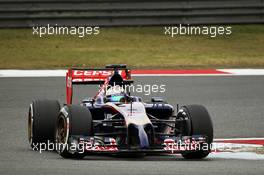 Jean-Eric Vergne (FRA) Scuderia Toro Rosso STR9. 18.04.2014. Formula 1 World Championship, Rd 4, Chinese Grand Prix, Shanghai, China, Practice Day.