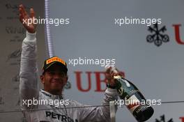 1st place Lewis Hamilton (GBR) Mercedes AMG F1. 20.04.2014. Formula 1 World Championship, Rd 4, Chinese Grand Prix, Shanghai, China, Race Day.