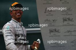 1st place Lewis Hamilton (GBR) Mercedes AMG F1. 20.04.2014. Formula 1 World Championship, Rd 4, Chinese Grand Prix, Shanghai, China, Race Day.