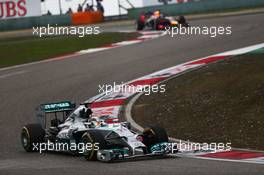 Lewis Hamilton (GBR) Mercedes AMG F1 W05. 20.04.2014. Formula 1 World Championship, Rd 4, Chinese Grand Prix, Shanghai, China, Race Day.