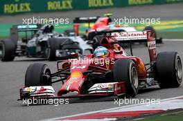Fernando Alonso (ESP), Scuderia Ferrari  20.04.2014. Formula 1 World Championship, Rd 4, Chinese Grand Prix, Shanghai, China, Race Day.