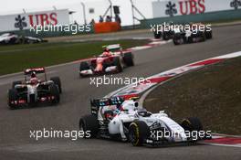 Valtteri Bottas (FIN) Williams FW36. 20.04.2014. Formula 1 World Championship, Rd 4, Chinese Grand Prix, Shanghai, China, Race Day.