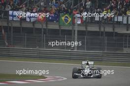 Esteban Gutierrez (MEX) Sauber C33. 20.04.2014. Formula 1 World Championship, Rd 4, Chinese Grand Prix, Shanghai, China, Race Day.