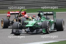 Kamui Kobayashi (JPN), Caterham F1 Team  20.04.2014. Formula 1 World Championship, Rd 4, Chinese Grand Prix, Shanghai, China, Race Day.